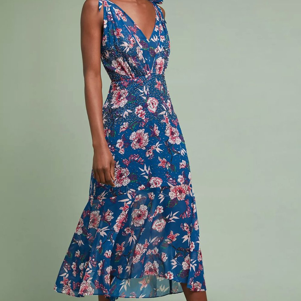 ANTHROPOLOGIE Ranna Gill: Johanne Beaded Dress